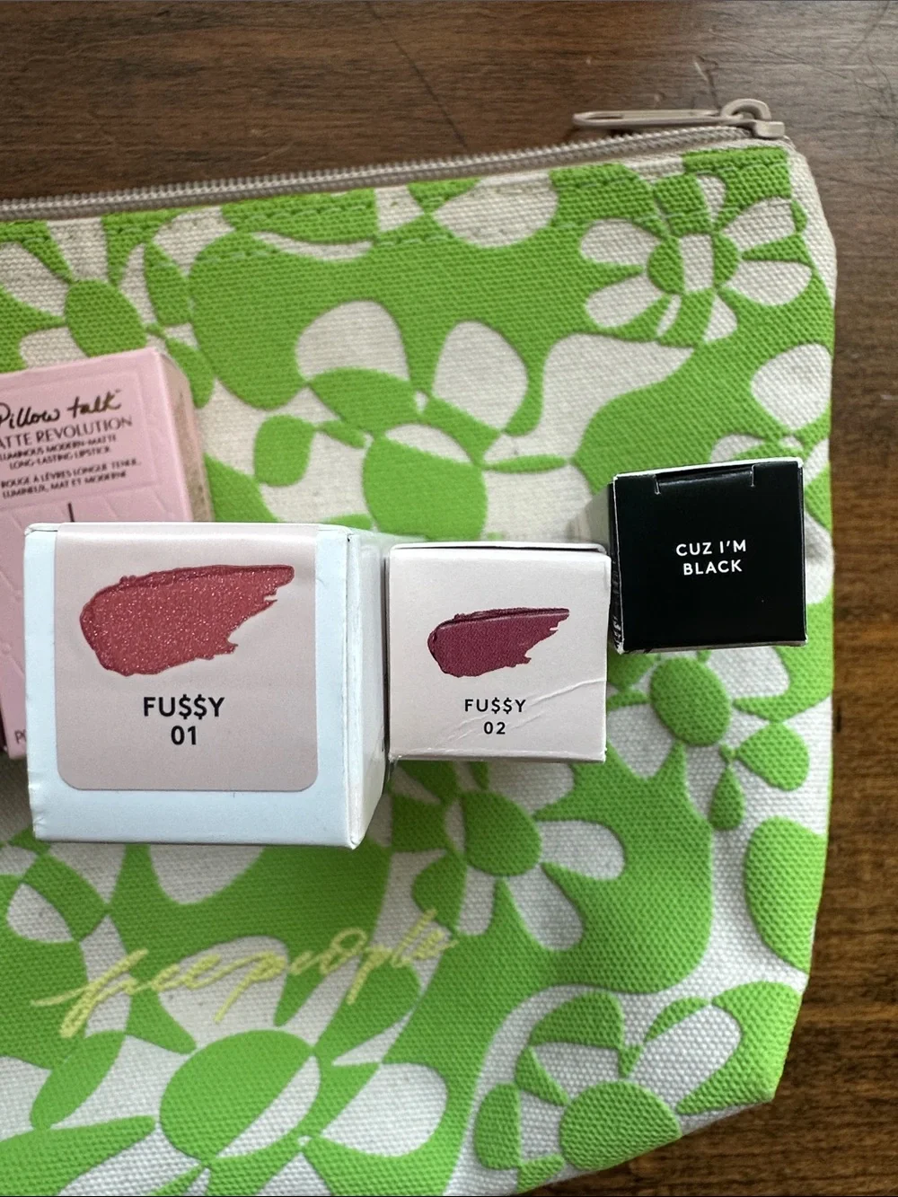 NIB Fenty Beauty Charlotte Tilbury Beauty in Free People Beauty Bag
